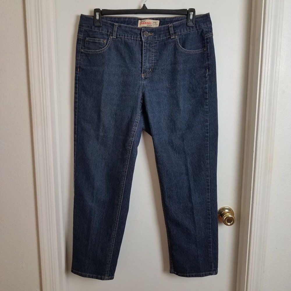 Just My Size Womens Jeans Size 16W Short Plus Petite Stretch Classic Denim